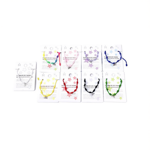 Bracciale Nodo a Sette Stelle in Acciaio Inossidabile Argento, Set di 12 Pezzi, Gioielli in Acciaio Inox - Product Image 1