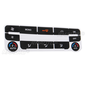 Autocollant de réparation pour bouton de commande de climatisation de voiture argent/noir pour Ford S-Max/Mondeo – Corrigez les boutons moches - Product Image 2