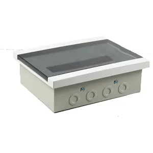 Manufacturer 360*220*80mm 16 way Indoor Surface Mounting MCB SPD RCB Electrical Modular Terminal Distribution Box