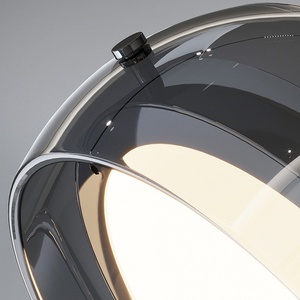 Haute CRI Moderne Cylindre Pendentif Lumière 3CCT Dimmable 15W LED Lustre En Verre avec Câble <span class=keywords><strong>De</strong></span> 200cm pour Chambre Salle À Manger Éclairage - Product Image 3