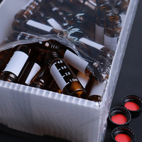 Flacon compte-gouttes de voyage OEM 10 ml en verre JIA de laboratoire, avec pompe de traitement pour échantillons de parfum, de Chengdu Haoboyou Chine, garantie 1 an