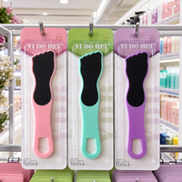 Râpe professionnelle double face en forme de pied pour éliminer les callosités, lime à pédicure, éliminateur de peaux mortes pour salon, SPA et soins à domicile