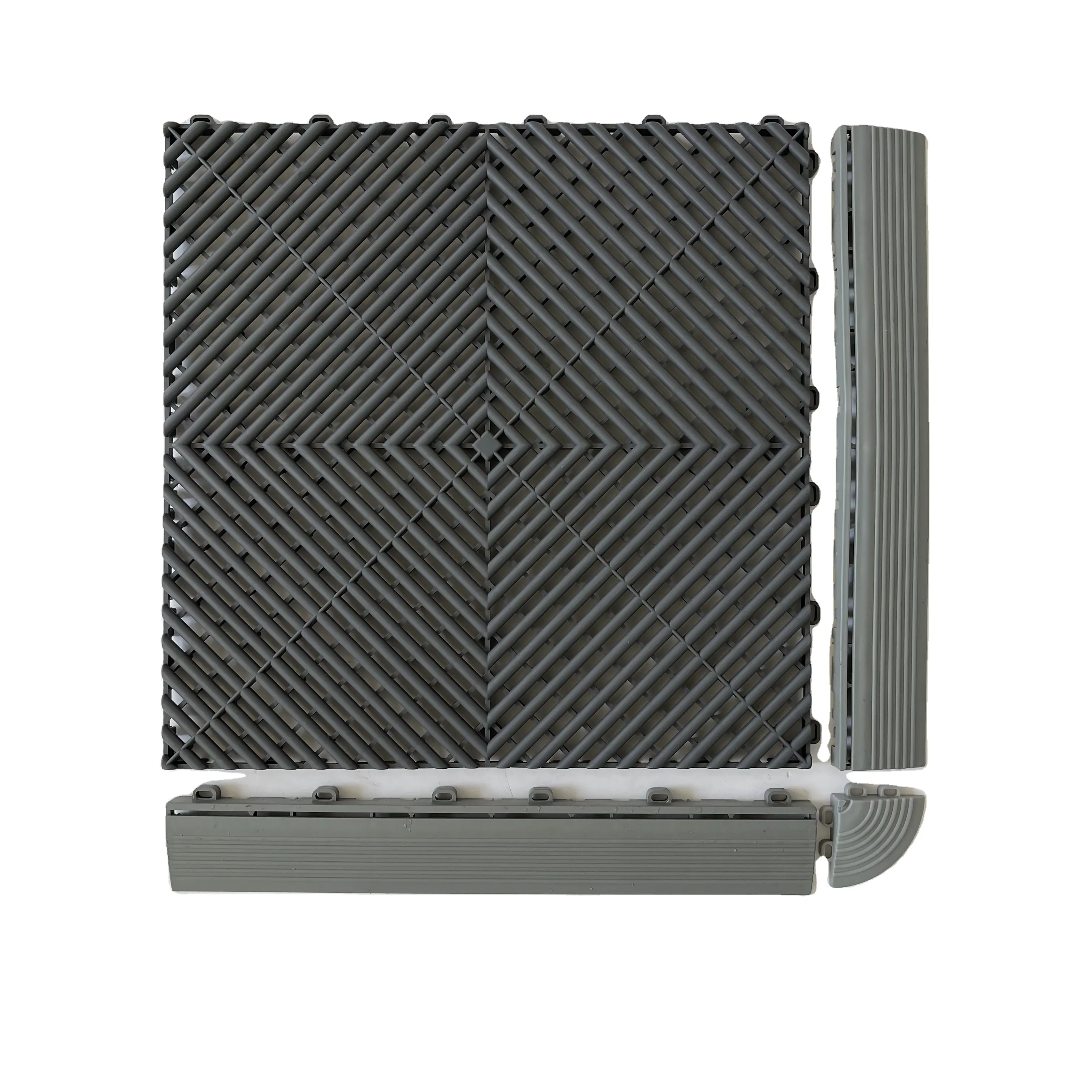 Autolavaggio mosaico di plastica griglia bordo 4s negozio tappetino griglia pavimento Multi-funzione può essere cucita autolavaggio negozio griglia del pavimento