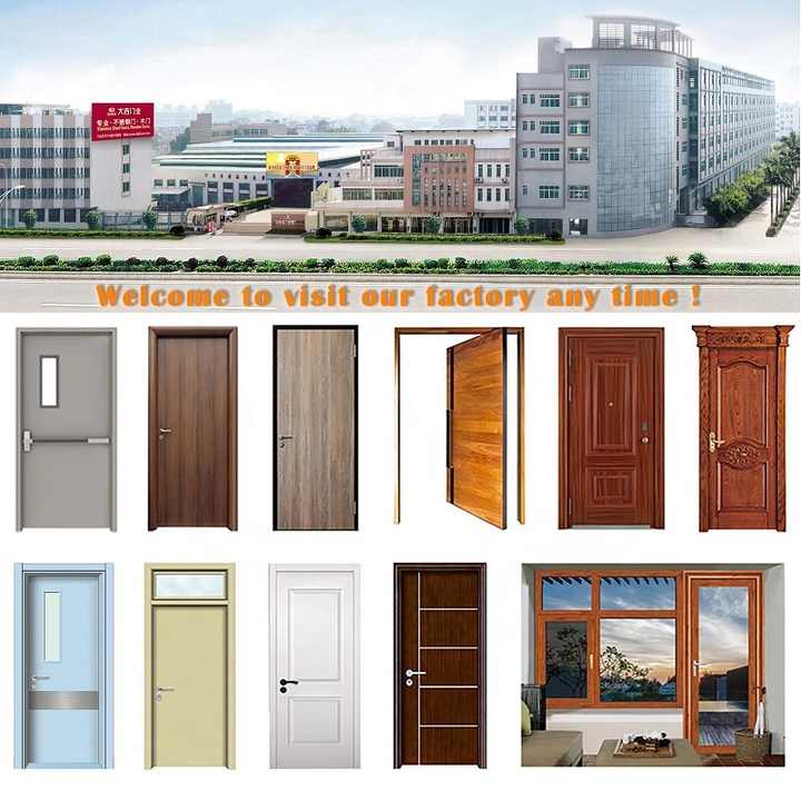 Europe Style MDF Solid Wood Carving Door