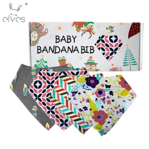 Apron bib baby bandana drool bibs organic cotton 8pack custom trendy 100% organic cotton best kid baby bib