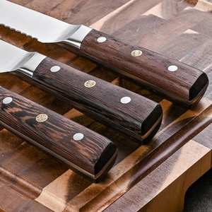 <span class=keywords><strong>Couteaux</strong></span> de cuisine professionnels en acier inoxydable manche en bois de wengé ensemble de <span class=keywords><strong>couteaux</strong></span> de cuisine de chef <span class=keywords><strong>couteaux</strong></span> de cuisine - Product Image 3