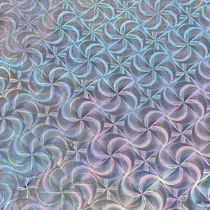 Holographic PET <strong>Metallized</strong> <strong>Film</strong> Customized <strong>Patterns</strong> <strong>Laser</strong> Lamination Decoration <strong>Film</strong> - Product Image 4