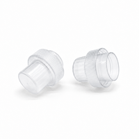 Capuchon professionnel de 50 mm pour lessive avec bec verseur doseur, couvercle de tasse graduée pour une distribution de liquide sans déversement, vente en gros