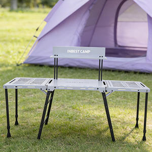 INBESTCAMP Meubles modulaires pliables pour le <span class=keywords><strong>camping</strong></span>, rangement, <span class=keywords><strong>camping</strong></span>-<span class=keywords><strong>car</strong></span>, cuisine <span class=keywords><strong>de</strong></span> <span class=keywords><strong>camping</strong></span> réglable - Product Image 1