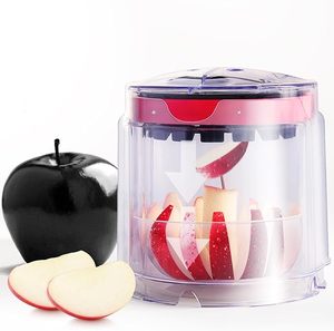 Trancheuse à pommes 16 tranches Ultra <span class=keywords><strong>Safety</strong></span> & Heavy-Duty Coupe-pommes en acier inoxydable Grand carottier à pommes avec bol transparent - Product Image 1