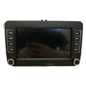 Đài Phát Thanh Ô Tô Android 11 7 Inch Đài Phát Thanh Ô Tô 2 Din Cho VW PASSAT POLO GOLF 5 6 Đa Phương Tiện Stereo Gps Wifi Bt Fm Không Có DVD