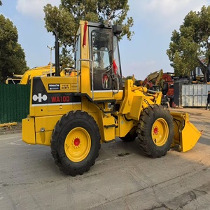 Лидер продаж, подержанный колесный погрузчик Komatsu WA100, 7 тонн, подержанный колесный погрузчик Komatsu WA100, высокое качество - Product Image 3