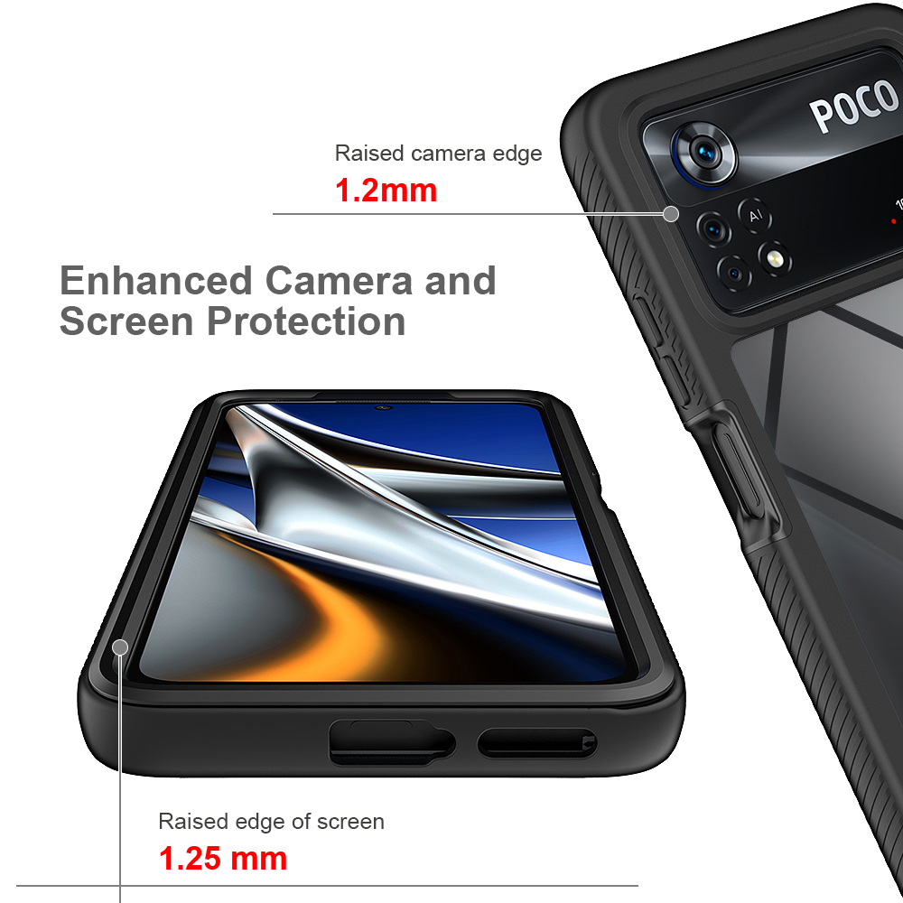 Magnetico Cover per Xiaomi POCO X4 Pro 5G, con Anello