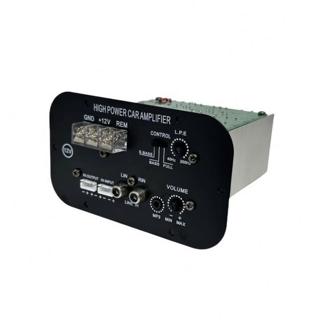 Square 12v High-power Tube Car Subwoofer Amplifier Board 8-inch 10-inch 12-inch Car Stereo Motherboard