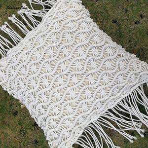 Housse de coussin décorative en macramé, style indien, lavable, bohème, pour canapé, lit, siège de voiture, taie d'oreiller en macramé - Product Image 5