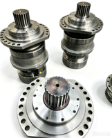 Moteur à piston hydraulique à faible vitesse et couple élevé pour l'entraînement des roues des équipements de construction