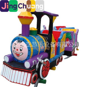 Treno Turistico JingChuang <span class=keywords><strong>Thomas</strong></span> Tank Engine Nuovo Treno Antincendio per Punti Panoramici, Auto da Turismo, Treno Senza Binari per Piazze e Parchi Divertimento, Treno da Esterno - Product Image 5