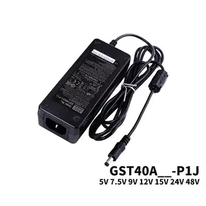 Meanwell GST40A12-P1J Single Group Output 12VDC 40W 0~3.34A 12v Power Adapter