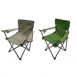 Folding Stool Outdoor Makeup Chair Logo Foldable Camping Beach Chair With Armrest for Sale - Product Image 1