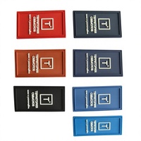 Écussons en caoutchouc PVC souple écologique avec logo 3D en relief personnalisé, à fixation auto-agrippante, lavables, pour jeans, chapeaux, sacs à dos