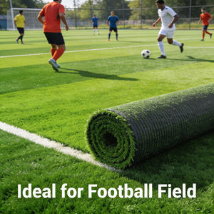 Erba Sintetica Ecologica Riciclabile Intrecciata Senza Colla con Drenaggio Rapido per Campi da <span class=keywords><strong>Calcio</strong></span> - Product Image 6