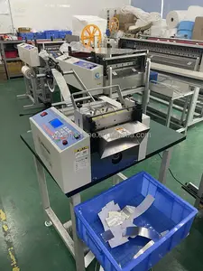Automatische Oorbeschermer Gebreide Hoed Aluminiumfolie Roll Pvc Sheet Cutter Machine Huisdier Film Kraft Isolerende A4 Papier Snijmachine