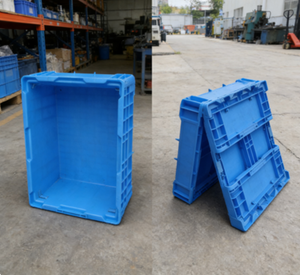 Conteneurs en plastique pliables et empilables MFTLONG, écologiques, très demandés, pour la logistique et le stockage - Product Image 5