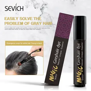 New Arrival Private Label Hair Root Touch Up Pen Color Styling Cover Grey Hair Dye Pen