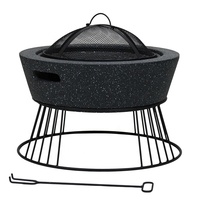 Foyer de Camping léger et Simple bol à feu de Table d'extérieur bol à feu en marbre sans gaz pour l'hiver