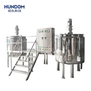 1000L Stainless Steel Emulsifying Mixing Tank With Agitator High Shear Emulsifier Mixer Machine Industrial Mixing Tank