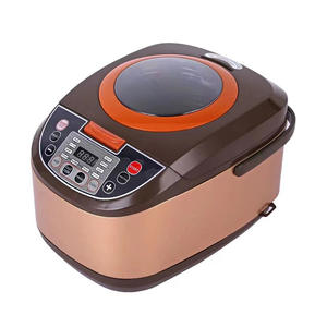 Fornello di riso elettrico intelligente da 5l in acciaio inossidabile con grande capacità di prenotazione pentola da cucina uso domestico esportazione del commercio estero - Product Image 1