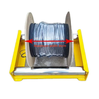 Dérouleur de bobine de câble compact pour accessoires de câblage de bobine de câble compacte, bobine en plastique pour fil