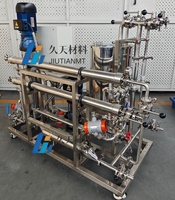 Séparateur pilote de laboratoire à spirale enroulée JIUTIAN NF avec moteur et pompe à noyau, filtration nano, capacité de 10 à 50 L/h, 220-460 V