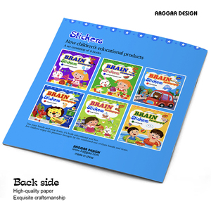 Livres pour enfants imprimés sur mesure, jouets, livres d'autocollants, livres de coloriage, supports imprimés, étiquettes, pour le développement intellectuel - Product Image 6