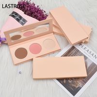 Palette de fard à joues 3 couleurs haute pigmentation à prix de gros – Maquillage visage en poudre