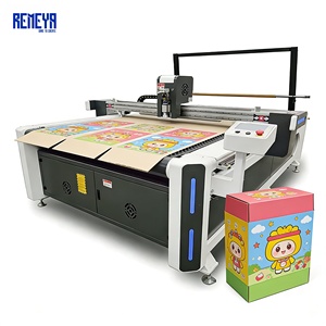Máquina de corte oscilante de alta resistencia REMEYA para cartón corrugado de doble pared BC de 60 mm con función de hendido y puntuación para cajas - Product Image 1