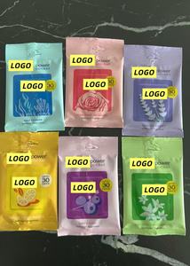 Désodorisant de voiture suspendu écologique Power Pocket Gel, parfum longue durée, élimination des odeurs, parfum naturel - Assortiment de 6 - Product Image 2