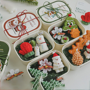 Tùy chỉnh giáng sinh thơm đốt nến sáp thự<span class=keywords><strong>c</strong></span> 3 <span class=keywords><strong>c</strong></span>ái thiết lập thủ <span class=keywords><strong>c</strong></span>ông <span class=keywords><strong>b</strong></span>ầu không khí nghệ thuật hình nến - Product Image 2