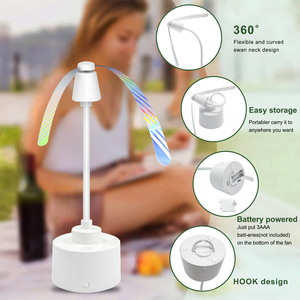 Máquina plegable portátil para matar moscas y escarabajos, para alejar insectos de interior, mosquitos, trampas de estado sólido alimentadas por batería, ventilador para alejar - Product Image 5