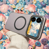 Coque de téléphone portable transparente mate, colorée, magnétique, en TPU+PC, antichoc, pour Honor X8C 4G Imiracle