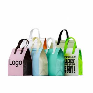 Custom 30L Recycled Thermal Waterproof Insulated Takeaway Drink Bag <b>Disposable</b> Sublimation Printed Food Delivery Shopping Bag - Product Image 1