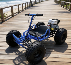 <span class=keywords><strong>Kart</strong></span> Fuoristrada a Catena Dilu DLK05 a 2 Tempi per Adulti, Uso su Tutti i Terreni, Motore 90cc/110/212cc, Capacità di Carico 200kg - Product Image 2