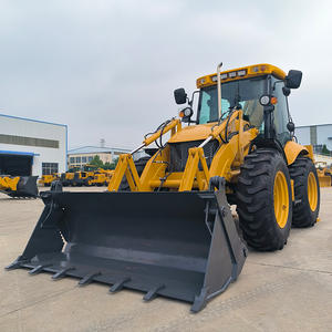 Fabricante TDER mini cargadora de ruedas delanteras Diesel 4x4 2,5 Ton retroexcavadora para la venta - Product Image 3