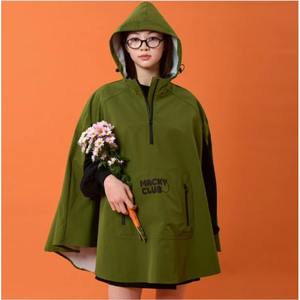 Impermeable Tipo Poncho Hacky Club, Negro, Ligero, para Viajes, para Adultos - Product Image 3