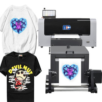 Fabricant 60cm 70cm DTF Industrial I1600 I3200 Heads Large Format DTF Roll PET Film Printer pour T-shirts Jeans Sacs Chaussures