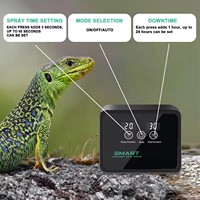 Système de refroidissement silencieux pour reptiles, pompe à brume pour reptiles, système de pulvérisation, buses de brumisation pour reptiles et humidificateur de terrarium