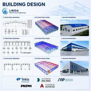 Hangares Tipo T Estándar para Proyectos en EE. UU. Económicos con Puertas de 3 Paneles, Hangares para Aviones, Almacenes, Hangares de Aviación para <span class=keywords><strong>Alquiler</strong></span> - Product Image 4