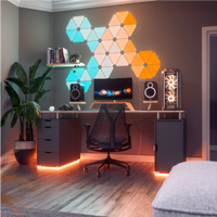 Panneaux Triangles Intelligents RVB Couleurs Magiques Lumières LED d'Ambiance pour Salle de Jeu, Vente en Gros Usine CL Lighting pour Décoration Intérieure