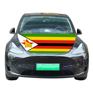 Venta al por mayor 120x150cm Zimbabue Car Hood Covers Durable Asequible y barato Car Flag - Product Image 1