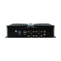 EGLOBAL 8USB CPU Intel Core i7-4578U Dual Core Four Threads 2DDR3 prend en charge max 16gb 6com + 2LAN + VGA + HD + GPIO mini pc sans ventilateur